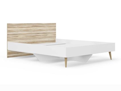 Кровать Сонум Ines Ясень ориноко + белый 90х190
