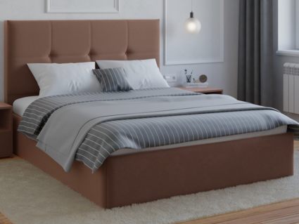 Кровать Lonax Алегра велюр Dolly-13 (с подъемным механизмом) 160х190