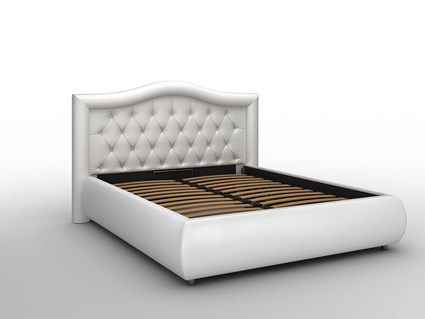 Кровать Sleeptek Premier 6 Экокожа White (с подъемным механизмом) 258