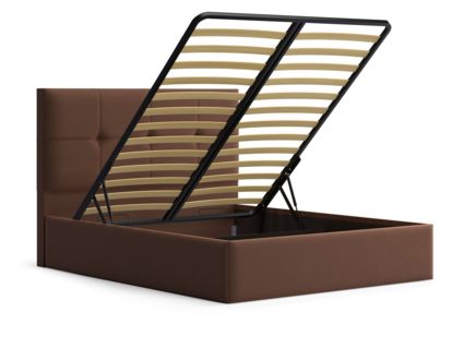 Кровать Lonax Алегра велюр Dolly-17 (с подъемным механизмом) 120х195