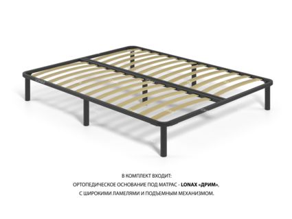 Кровать Lonax Милана велюр Dolly-3 (с подъемным механизмом) 180х200