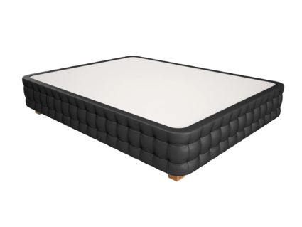 Кровать Mr.Mattress Twin Box экокожа Black 90х190