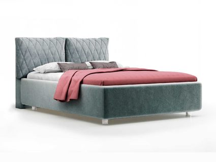 Кровать Nuvola Celeste Velutto 32 180х200