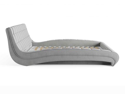 Кровать Сонум Milano Экокожа Графит (с подъемным механизмом) 90х190