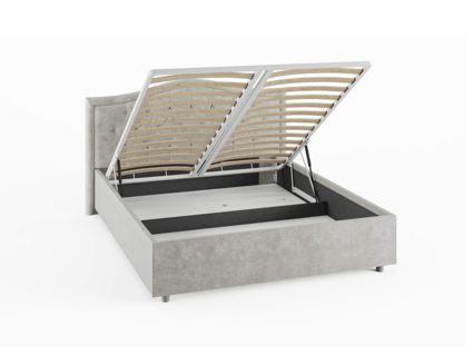 Кровать Сонум Ancona Экокожа Белая (с подъемным механизмом) 120х190