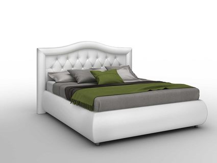 Кровать Sleeptek Premier 6 Экокожа White (с подъемным механизмом) 276