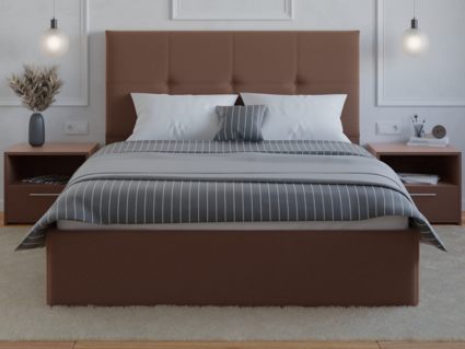 Кровать Lonax Алегра велюр Dolly-17 (с подъемным механизмом) 120х195