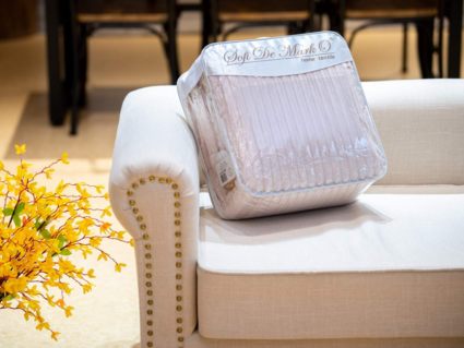 Плед Софи де Марко Полоса (пудра) 160х220