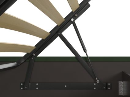 Кровать Lonax Милана велюр Dolly-3 (с подъемным механизмом) 180х200