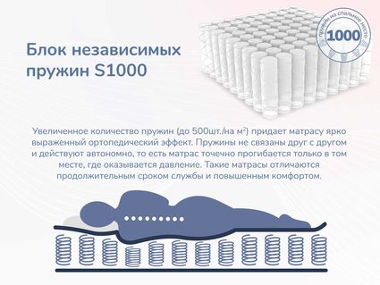 Матрас Димакс Relmas Mix S1000 85х200