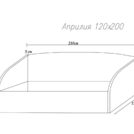 Кровать Димакс Априлия Альбус 120х190