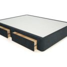 Кровать Mr.Mattress Site Box велюр Grey 140х195