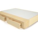 Кровать Mr.Mattress Site Box экокожа Beige 180х200